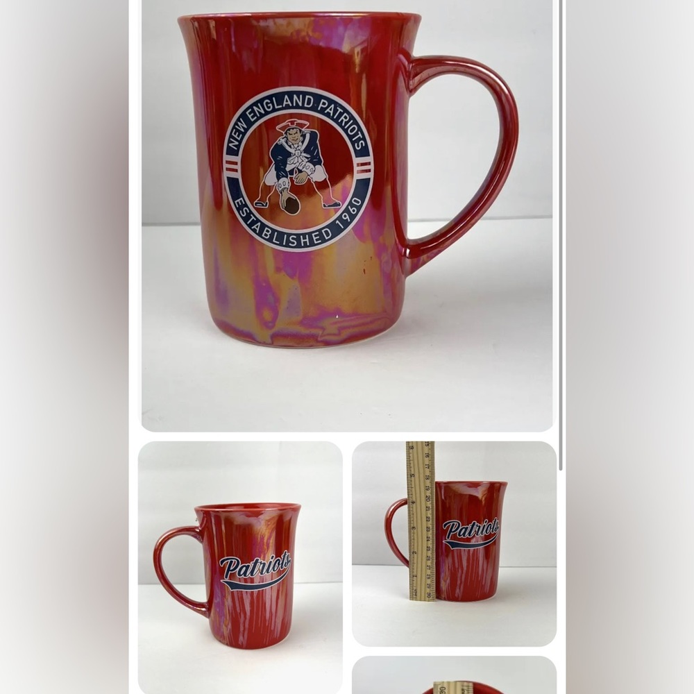 New England Patriots NFL Coffee Cup Mug Color Heating Changing 16oz 2 sides Logo